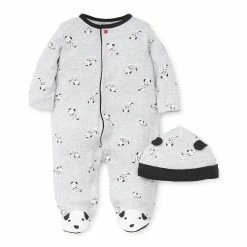 Pajamas Baby Boy (NB-9M) Little Me Dalmatian Footie Sleeper With Hat