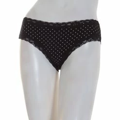 Underwear Womens St. Eve Black & White Dot Hipster Panties 22322K