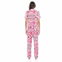 Pajamas Womens White Mark 2pc. Tropical Peacock Pajama Set -Nautica Sales Store b97a950a 4afd 46cd 8aa7 22353c51261d