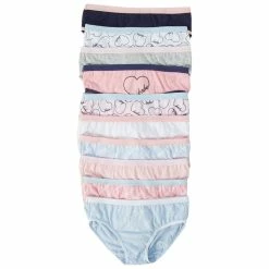 Girls (7-16) Bebe 10pk. Packaged Bikini Underwear