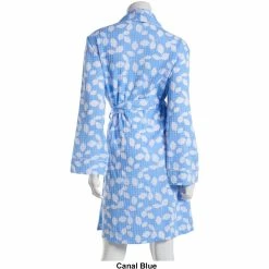 Pajamas Womens Jasmine Rose Houndstooth Leaf Shawl Robe -Nautica Sales Store baabab77 37c1 4bff 86e9 aba3b2672060