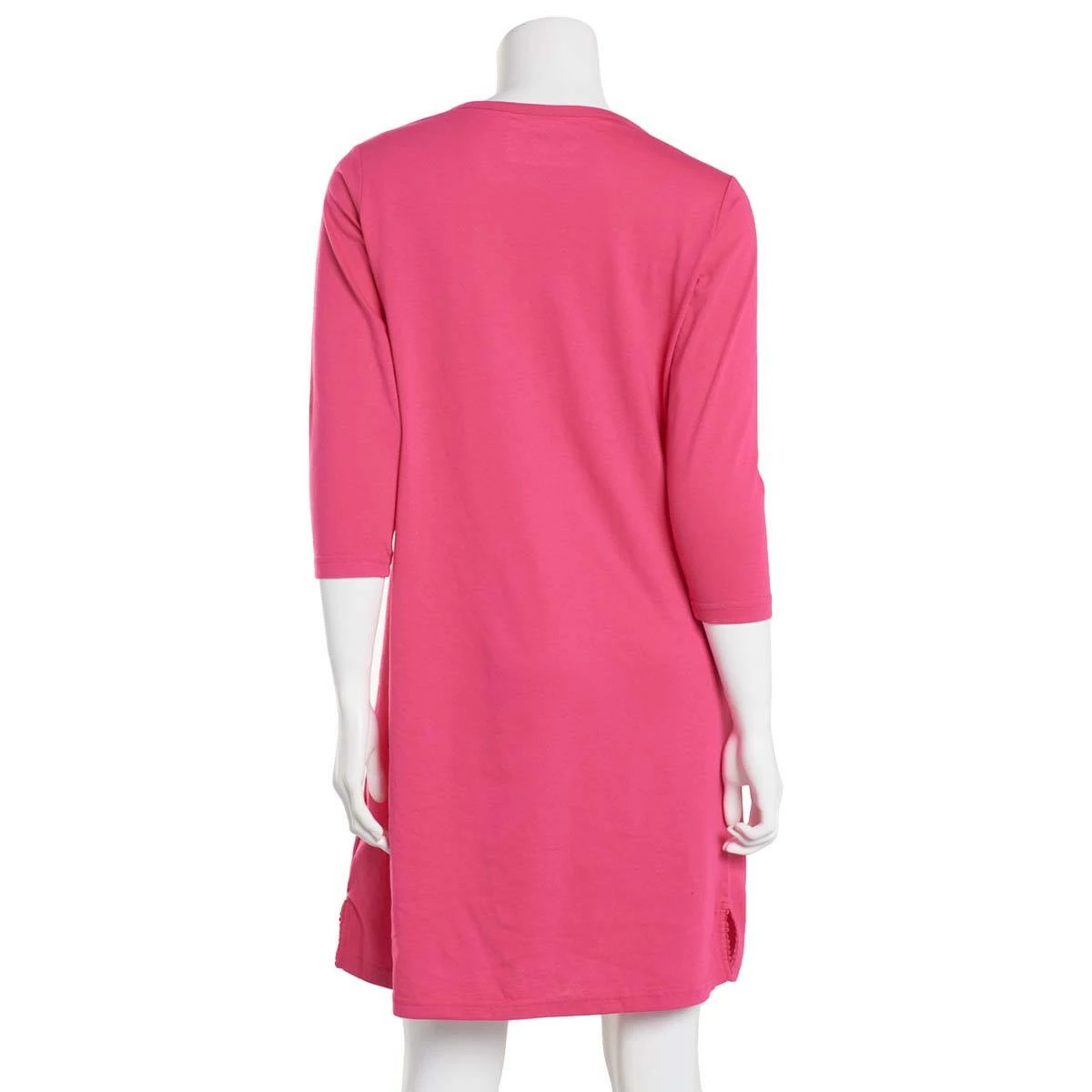 Pajamas Womens Goodnight Kiss 3/4 Sleeve What Makes You Happy Nightshirt 4 Pajamas Womens Goodnight Kiss 3/4 Sleeve What Makes You Happy Nightshirt - Image 2