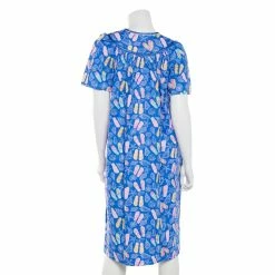 Pajamas Womens Elegant Emily Short Sleeve Summer Trapunto Plisse Duster -Nautica Sales Store be1f2499 60c2 4643 a025 00adf2e4bb48