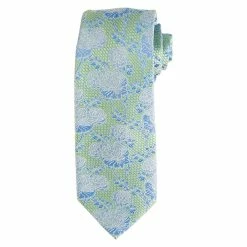 Dress Accessories Mens Perry Ellis Capra Floral Tie - Green