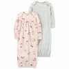 Pajamas Baby Girl Preemie Carter’s® 2pk. Hummingbird & Gingham Nightgowns -Nautica Sales Store c0487ce7 afff 4f38 922c 15df528accf3