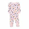 Baby Girl (NB-24M) Leveret Mermaid Print Footie Pajamas