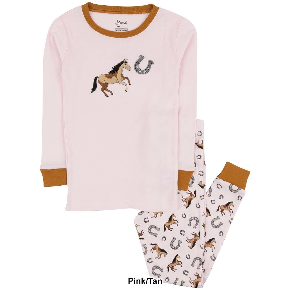 Pajamas Kids Leveret Horseshoe 2pc. Pajama Set 5 Pajamas Kids Leveret Horseshoe 2pc. Pajama Set - Image 3