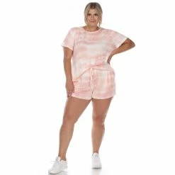 Pajamas Plus Size White Mark 2pc. Top And Shorts Pajama Set -Nautica Sales Store c2998334 dd3d 4e3d a762 08011b5f2b14