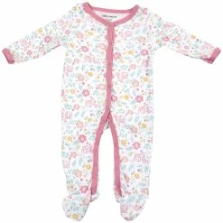 Pajamas Baby Girl (NB-9M) Baby Views Deer Floral Sleeper