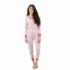 Pajamas Womens Leveret Rainbow Cotton Pajama Set
