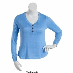 Pajamas Womens Jaclyn Wisperluxe Henley Pajama Tee -Nautica Sales Store c5f2360c 149b 4f9c a6e7 b17a69a6ff55