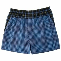 Underwear Mens Big & Tall Hanes® 2pk. Big Man Ultimate® Tartan Boxers