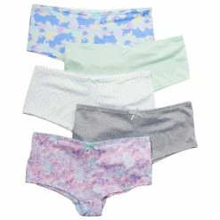 Underwear Womens Paris Blues 5pk. Micro Boyshorts Panties - PB2026-5PK