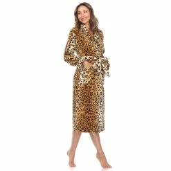 Pajamas Plus Size White Mark Leopard Cozy Lounge Robe -Nautica Sales Store ca4d511d 8598 4243 9897 cdce44df4f49