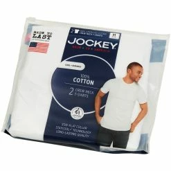 Underwear Mens Jockey® 2pk. Made In America Crew Neck Tees -Nautica Sales Store cb27630c 1784 4c8d ae39 307dd319580c