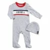 Pajamas Baby Boy (3-9M) Perry Ellis America Sleeper & Hat Set - Grey -Nautica Sales Store cb7e5f4b 40a2 458c 9a1d 56b46d1f91e2