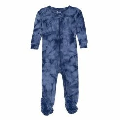 Toddler Unisex Leveret Tie-Dye Footie Pajamas