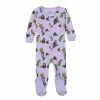 Baby Girl (NB-24M) Leveret Hula Print Footie Pajamas