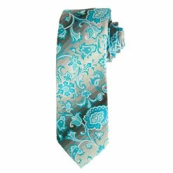 Dress Accessories Mens Preswick & Moore Fain Floral Tie - Teal