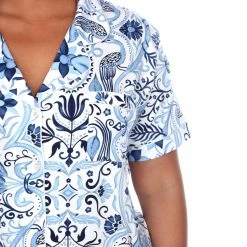 Pajamas Plus Size White Mark 2pc. Tropical Pajama Set -Nautica Sales Store d3e6c06f b32e 4ad0 a944 dcd8c938ec5c