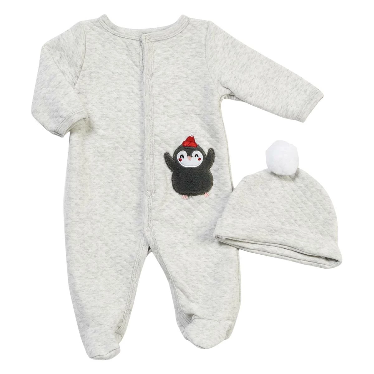Pajamas Baby Unisex (NB-9M) René Rofé 2pc. Penguin Sleeper With Hat Set 3 Pajamas Baby Unisex (NB-9M) René Rofé 2pc. Penguin Sleeper With Hat Set