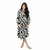 Pajamas Womens Leveret Cow Fleece Robe