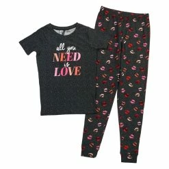 Pajamas Kids Jaclyn All You Need Is Love Jogger Pajama Set