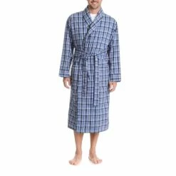Pajamas Mens Hanes® Ultimate® Plaid Woven Robe -Nautica Sales Store da7fff00 a5b6 472f bfce d09c45066aeb