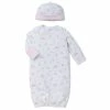 Pajamas Baby Girl (NB-3M) Little Me Baby Bunnies Sleeper Gown And Hat -Nautica Sales Store db998374 7619 4e42 9b43 1e78c55d327d