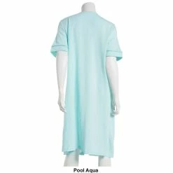 Pajamas Petite Jasmine Rose Short Sleeve Blister Knit Trapunto Robe -Nautica Sales Store dc95f44d 95c3 4daa ac19 62ed3f448141