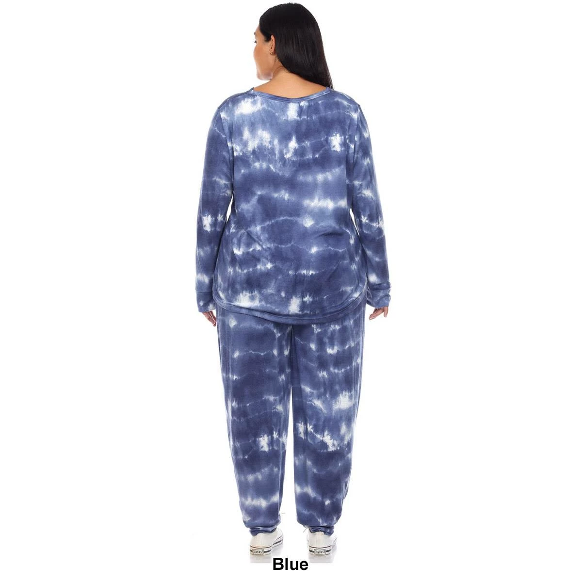 Pajamas Plus Size White Mark 2pc. Tie Dye Pajama Set 4 Pajamas Plus Size White Mark 2pc. Tie Dye Pajama Set - Image 2