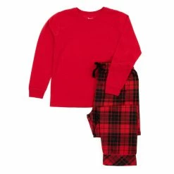 Pajamas Toddler Unisex Leveret Top & Flannel Feel Plaid Pants Pajama Set -Nautica Sales Store dd553dc1 af73 47b4 9c78 ad3ba762eb61
