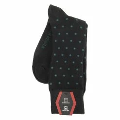 Underwear & Socks Mens Van Heusen® Black Bayberry Dot Single Socks