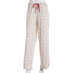 Pajamas Womens HUE® Knit Be My Dot Classic Pajama Pants
