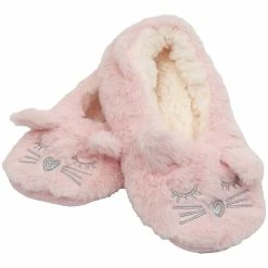 Socks & Hosiery Womens Capelli New York Cat Faux Fur Slipper Socks