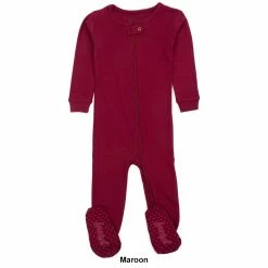 Baby Unisex (NB-24M) Leveret Solid Footie Pajamas -Nautica Sales Store e25e1541 51c5 40c8 84c8 11537c14a45b