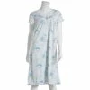 Pajamas Womens Body Touch Short Sleeve Blue Floral Henley Nightgown -Nautica Sales Store e739d241 9cab 44c9 a73c 107e3eb7d0f8