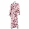 Pajamas Womens Jessica Simpson Long Sleeve Floral Hacci 48in. Robe -Nautica Sales Store e7536d72 2a04 4d22 b447 a881bc5ec913