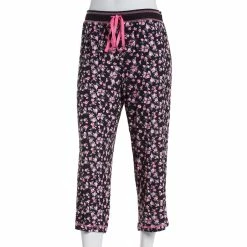 Pajamas Womens René Rofé Floral Capri Pajama Pants