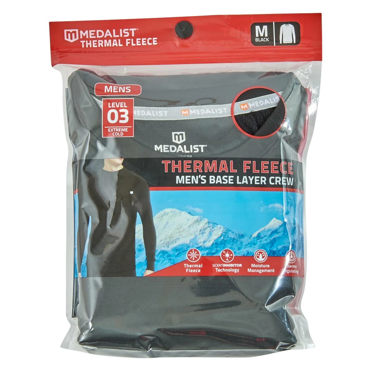 Underwear Mens Medalist Performance Fleece Long Sleeve Top 3 Underwear Mens Medalist Performance Fleece Long Sleeve Top