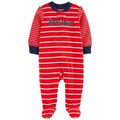 Pajamas Baby Boy (NB-9M) Carter’s® Lil Brother Stripeed Sleeper