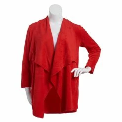 Pajamas Womens René Rofé Long Sleeve 34in. Cascade Pajama Cardigan