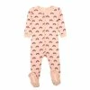 Baby Girl (NB-24M) Leveret Rainbow Print Footie Pajamas