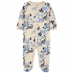 Pajamas Baby Boy (NB-9M) Carter’s® Safari Interlock Sleep N Play