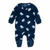 Baby Unisex (3-24M) Leveret Polar Bears Footie Fleece Pajamas