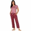 Pajamas Plus Size IZOD® Short Sleeve 2pc. Hacci Floral Pajama Set -Nautica Sales Store f6165d18 e0d7 4fdb 96be 5ef03bee9fbd 2