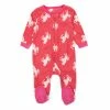 Toddler Girl Leveret Pink Unicorn Footie Fleece Pajamas