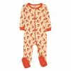 Toddler Unisex Leveret Fox Print Footie Pajamas