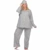 Pajamas Plus Size White Mark Dotted Long Sleeve 3pc. Pajama Set -Nautica Sales Store fa4bd02c 0390 4ccf ab64 78b365e4fb22