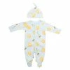 Pajamas Baby Boy (NB-9M) Bloomin Baby Milk & Cookies Sleeper With Hat